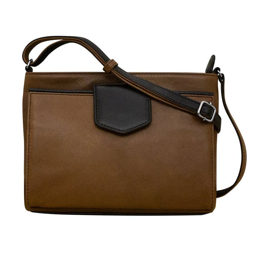 Leather Medium Organizer Crossbody