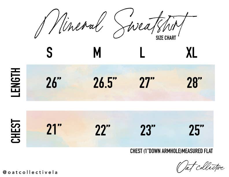 MAKE HEAVEN CROWDED Mineral Graphic Sweatshirt