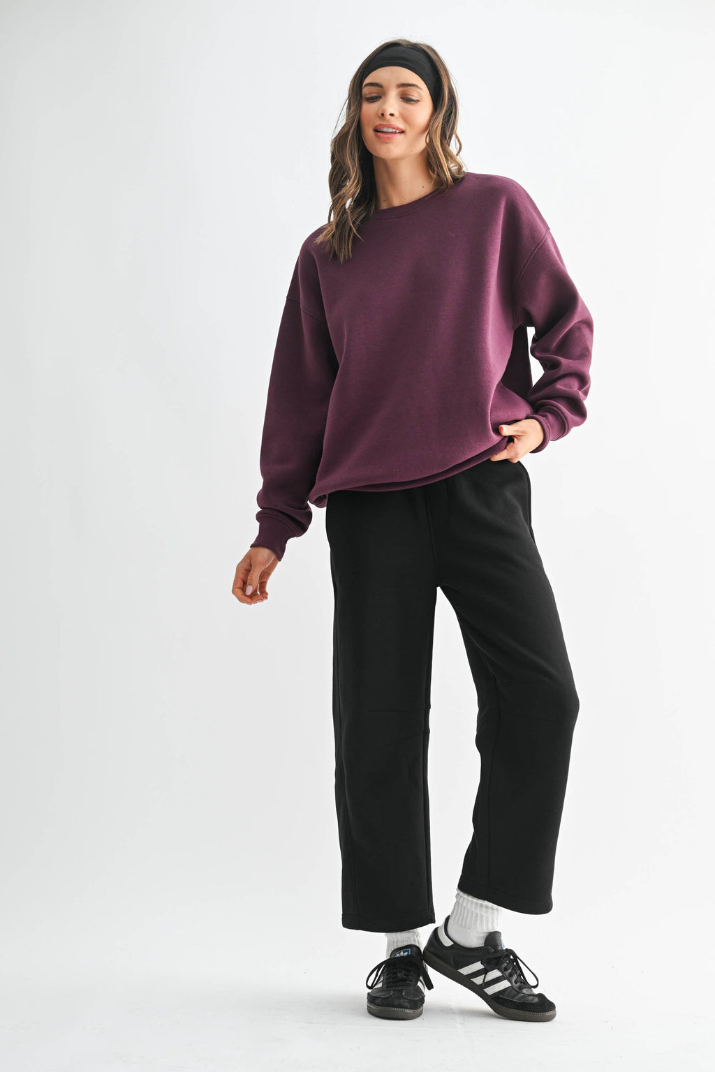 Off-Duty Wide Leg Lounge Pants