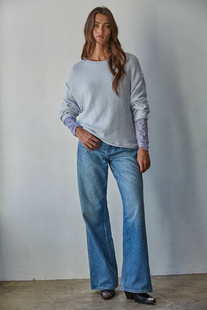 Knit Sweater Cotton Polyester Pullover