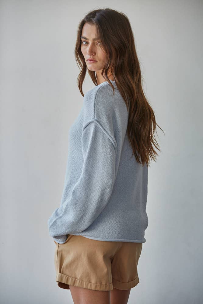 Knit Sweater Cotton Polyester Pullover