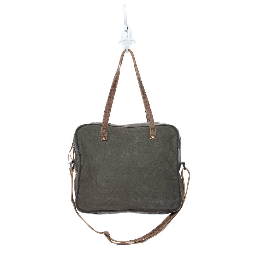 Bycycle Print Messenger Bag