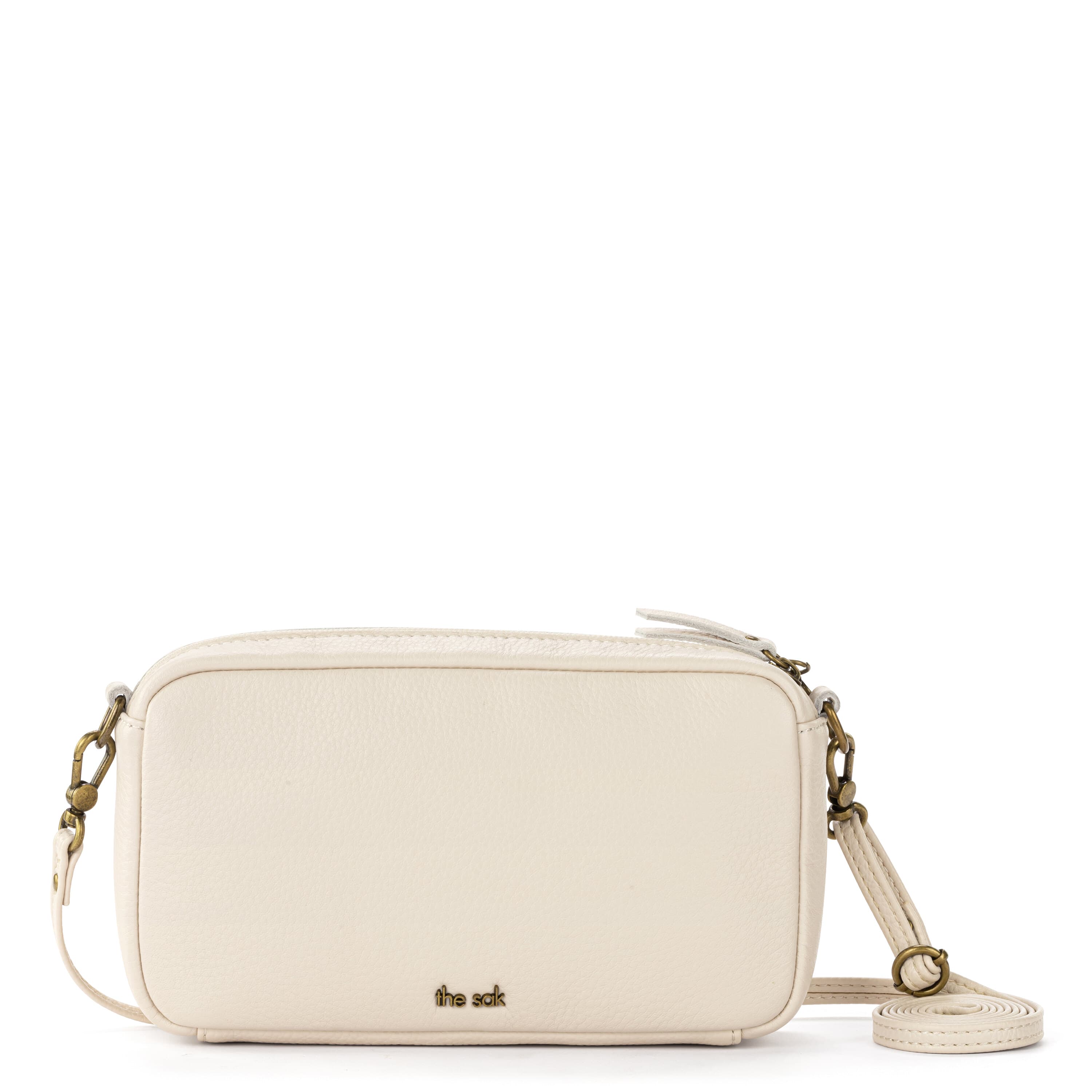 Cora Smartphone Crossbody - Leather - Stone