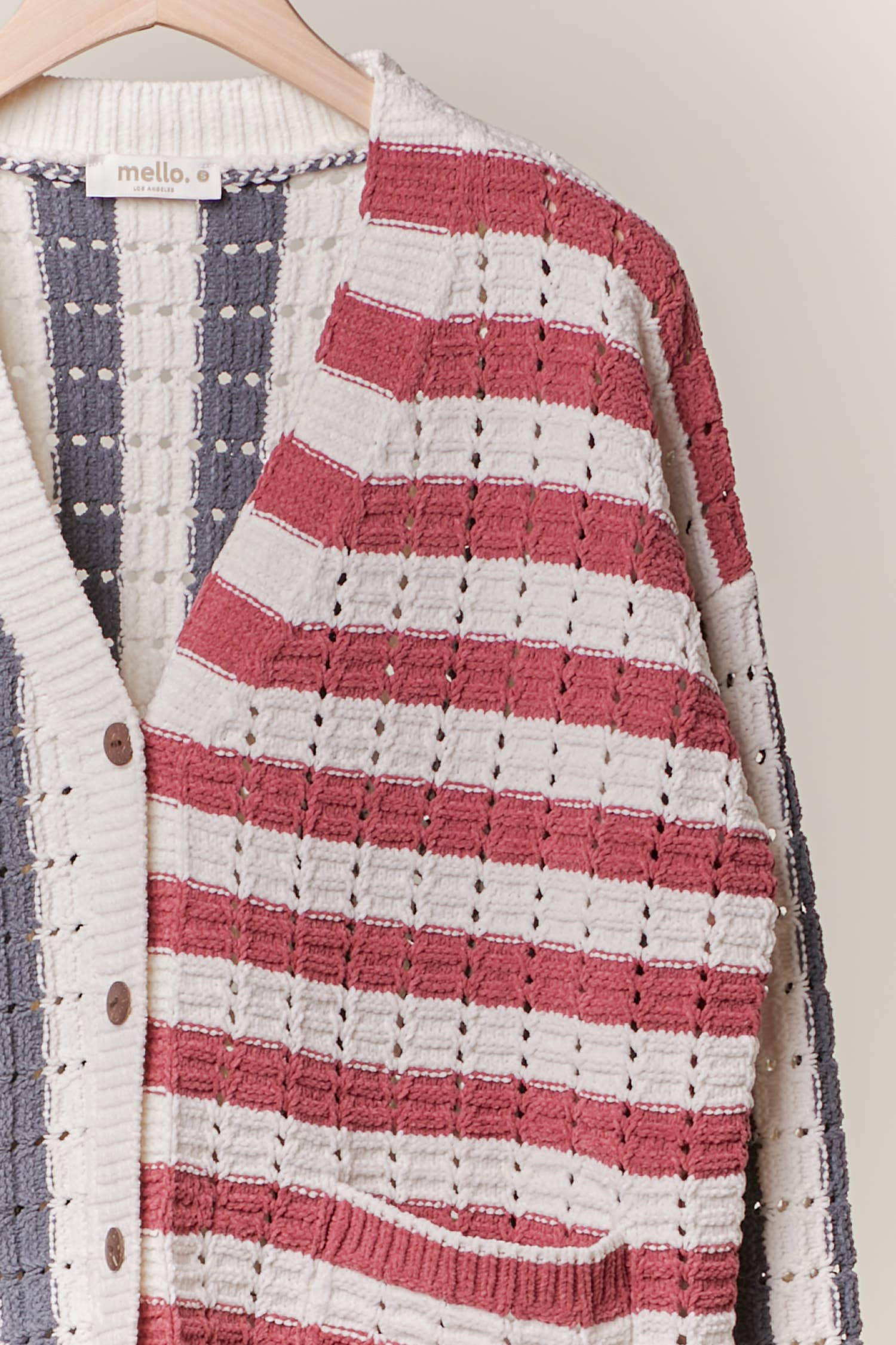 Color Block Multi Stripe Cardigan