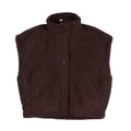 Rae Mode: Oversized Brown Sherpa Vest
