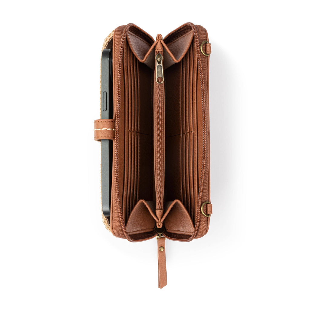 Iris Smartphone Wallet - Leather - Whiskey