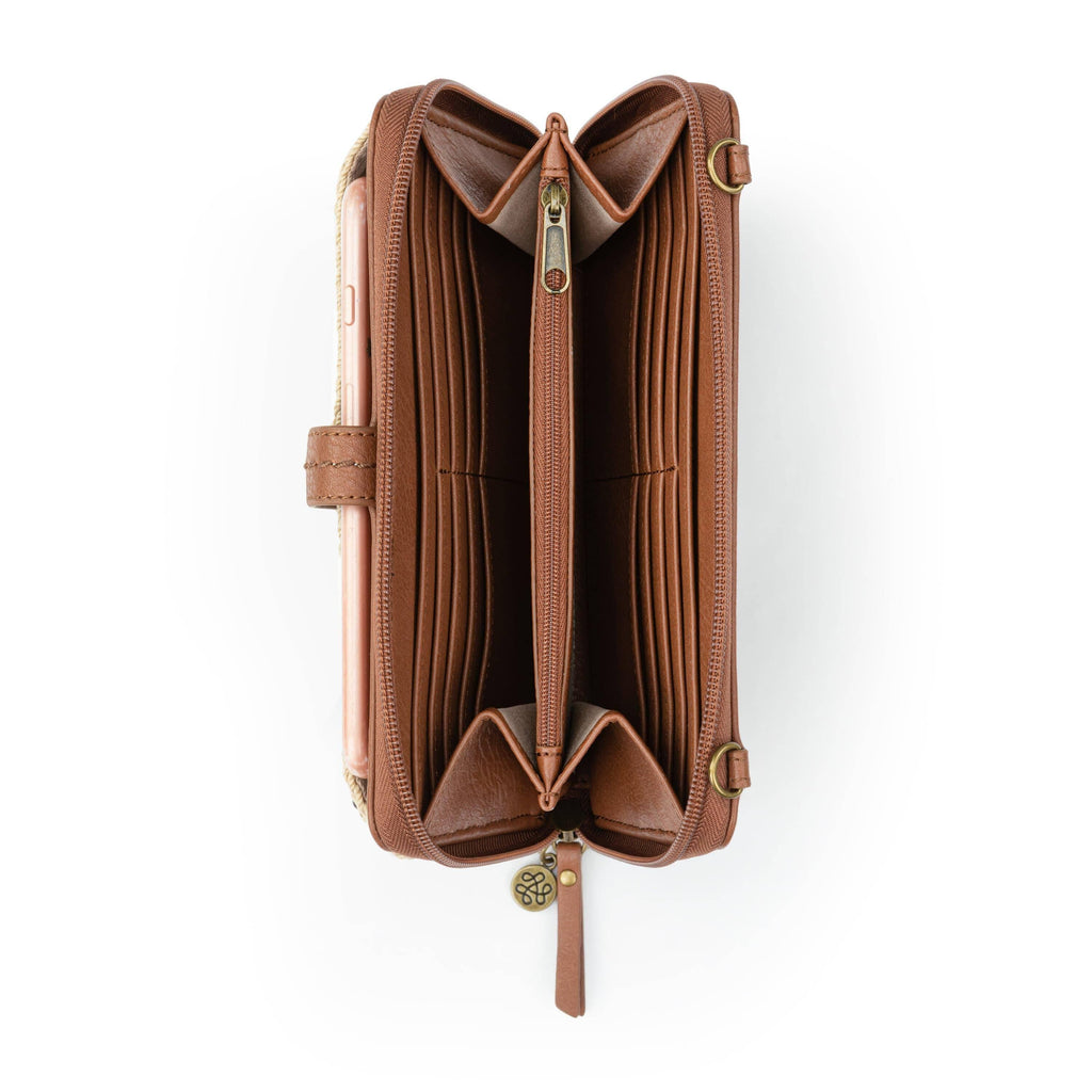 Iris Smartphone Wallet - Leather - Whiskey