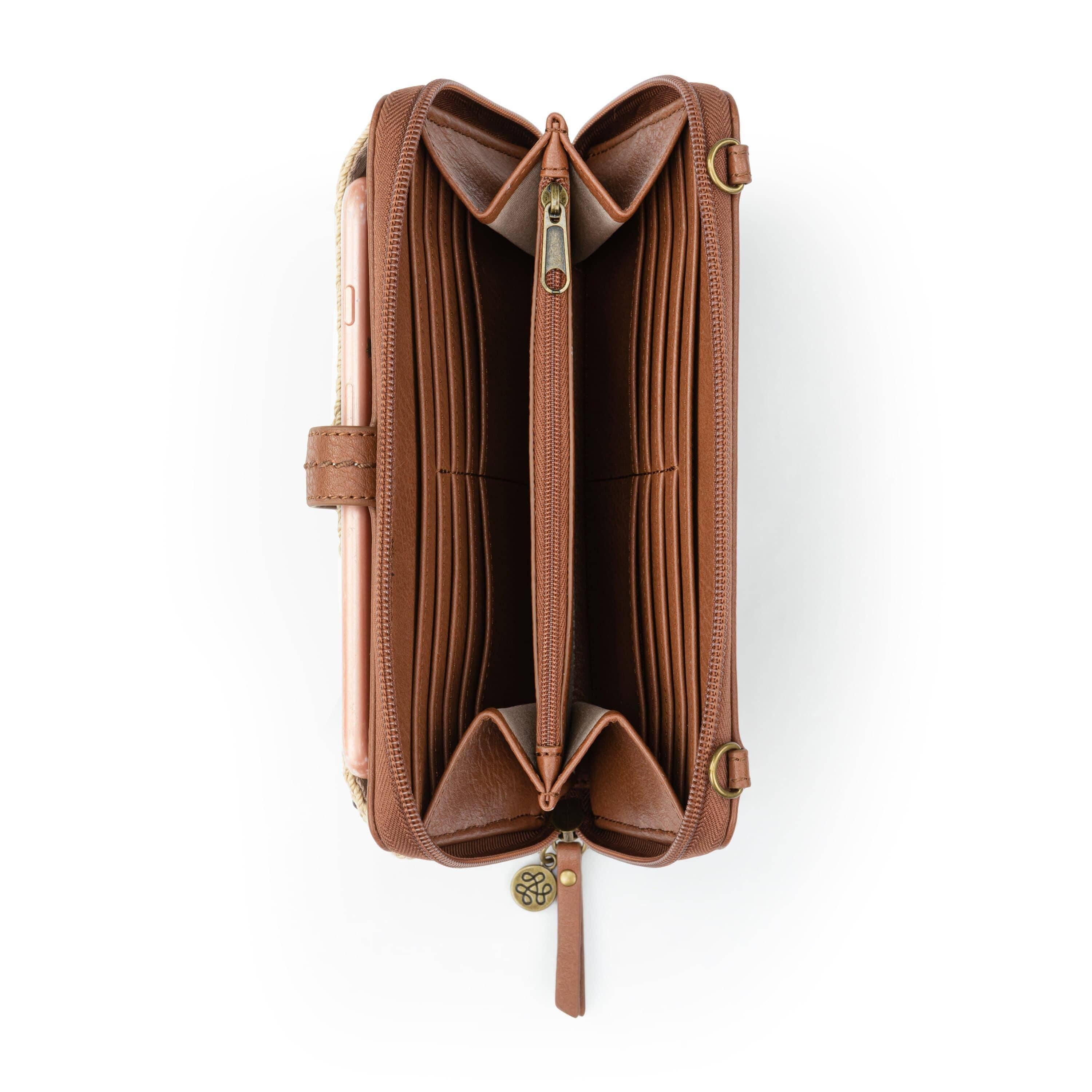 Iris Smartphone Wallet - Leather - Whiskey