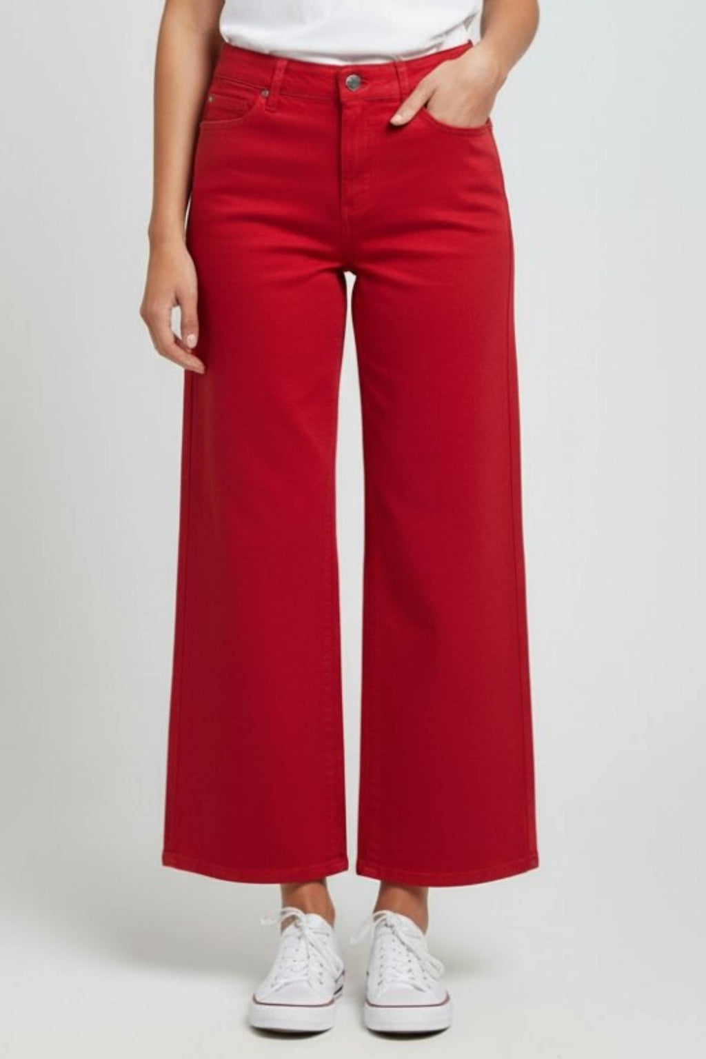 Mini Boot Jeans - 	RED