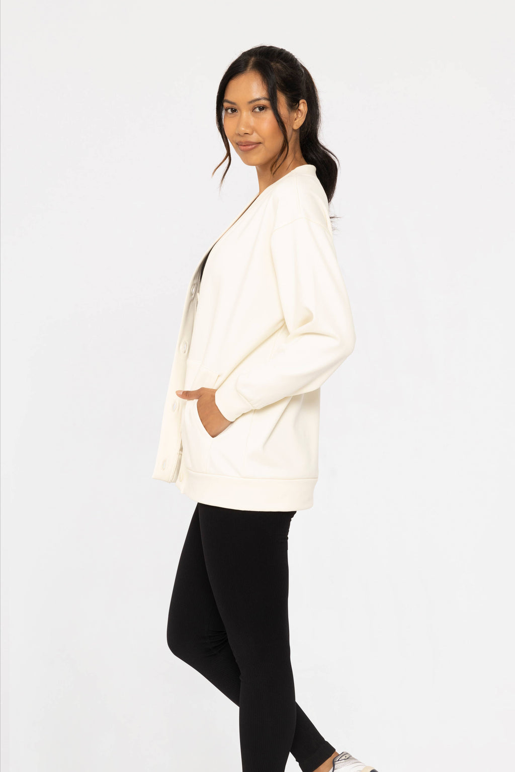 Elevated Button Down Cardigan