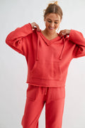 Malibu Air Cotton Hoodie-BLUSHED BRICK