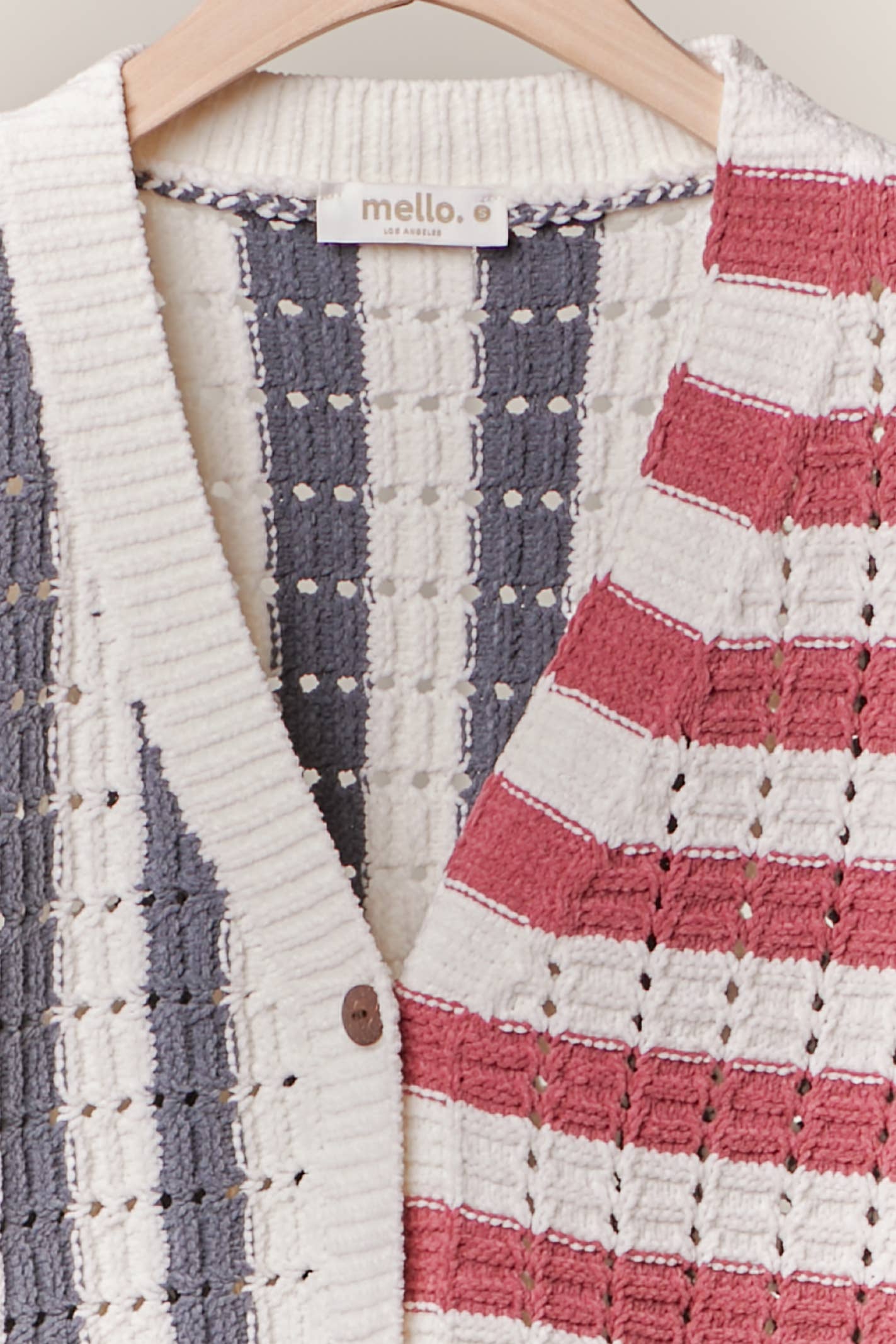 Color Block Multi Stripe Cardigan