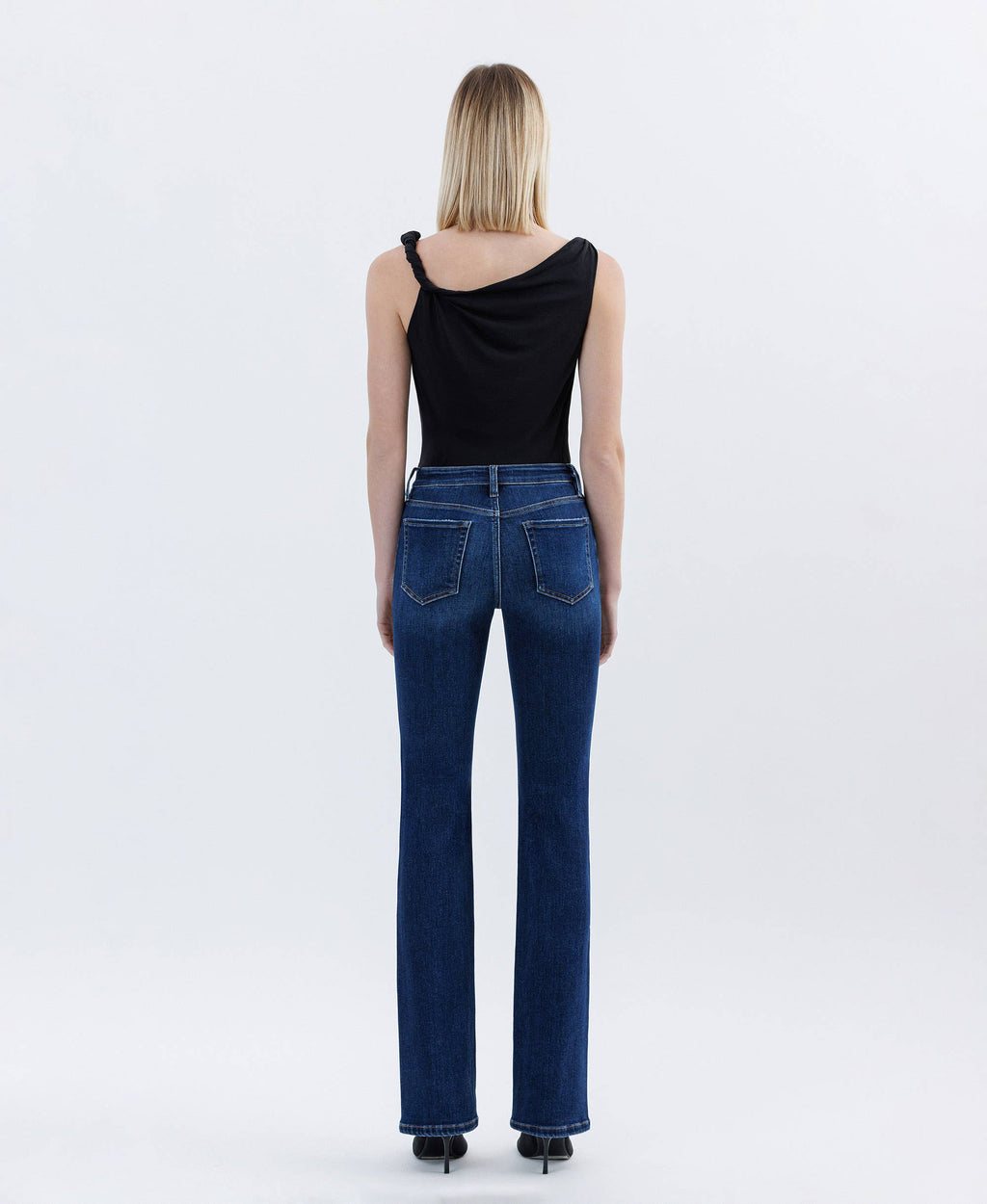 TUMMY CONTROL HIGH RISE FULL LENGTH BOOTCUT JEANS