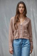 Knit Sweater Buttondown Long Sleeve Cardigan