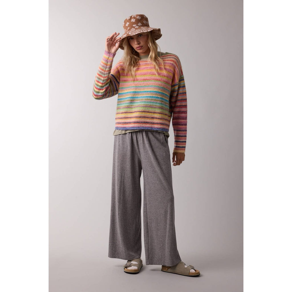 RAINBOW KNIT SWEATER