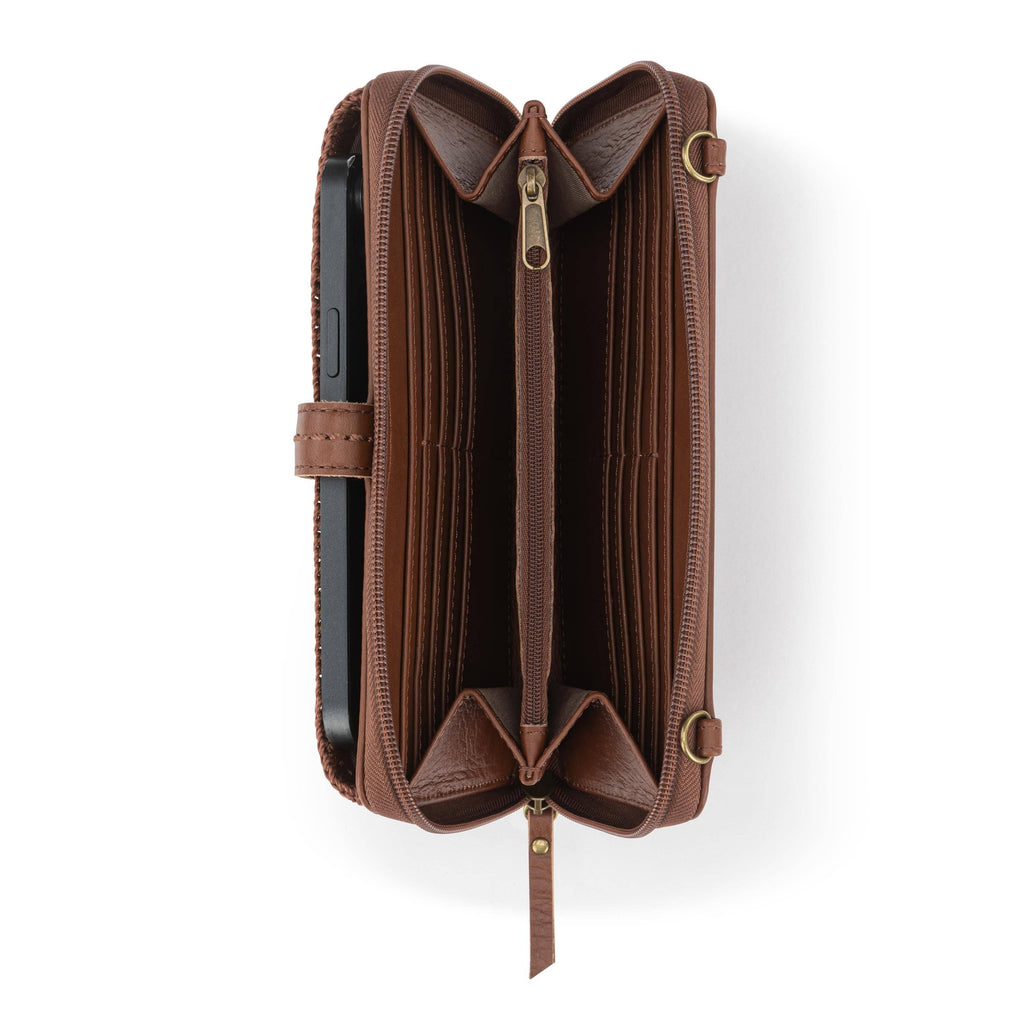 Iris Smartphone Wallet - Leather - Whiskey