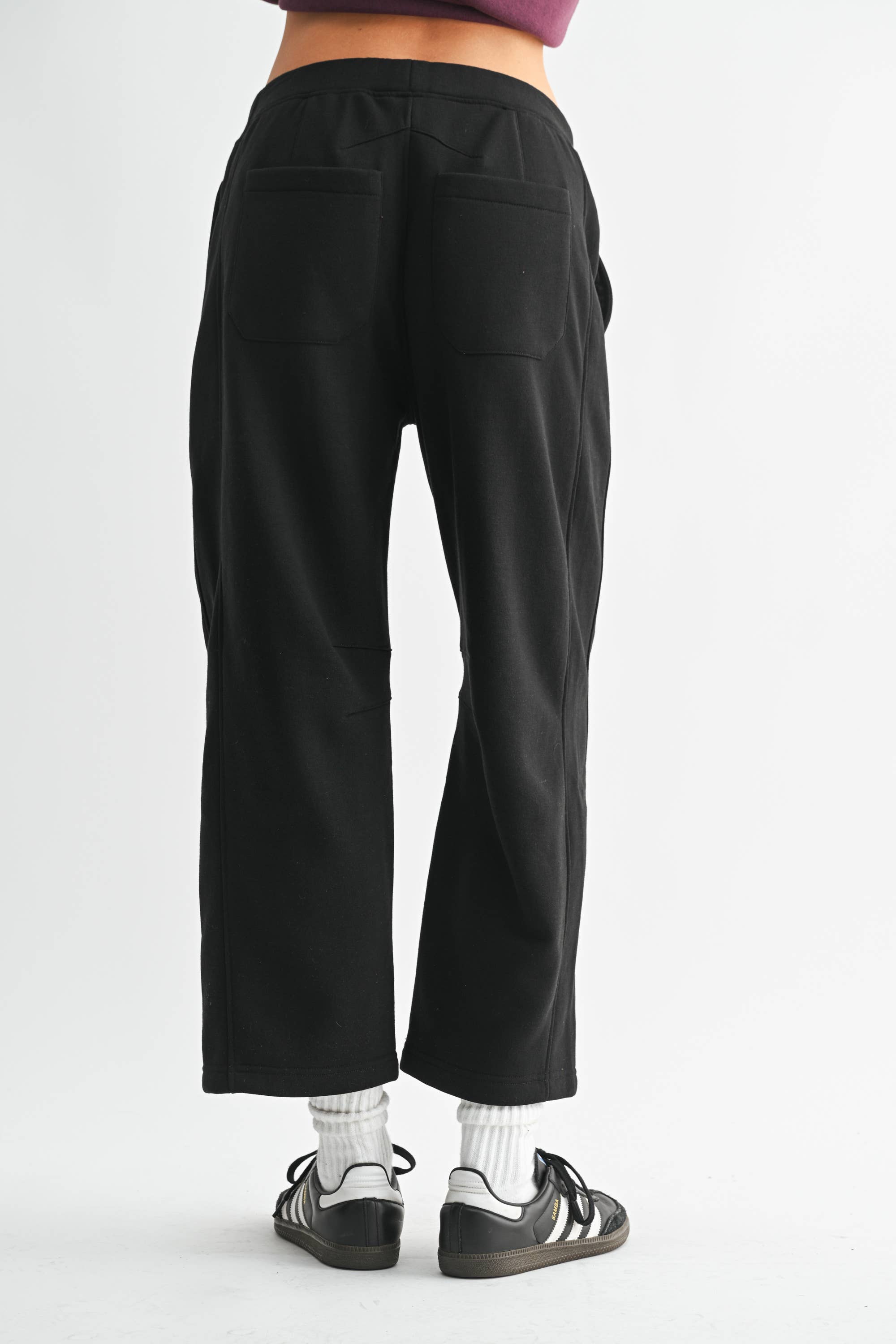 Off-Duty Wide Leg Lounge Pants