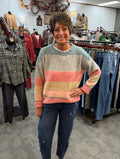 Multi Stripe Knit Tunic