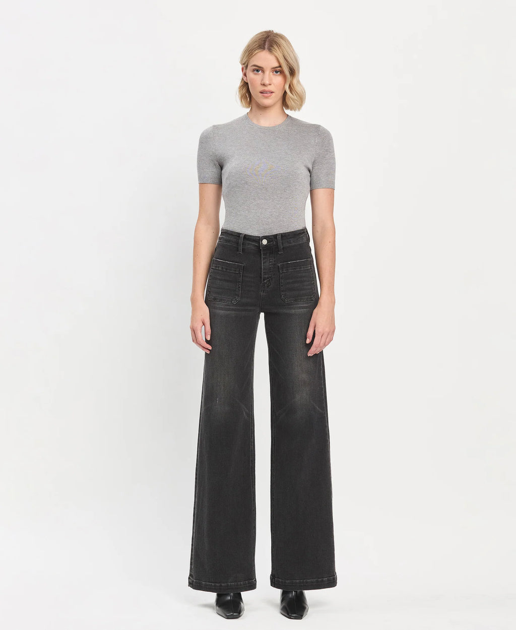 Vervet - Engross High Rise Wide Trouser