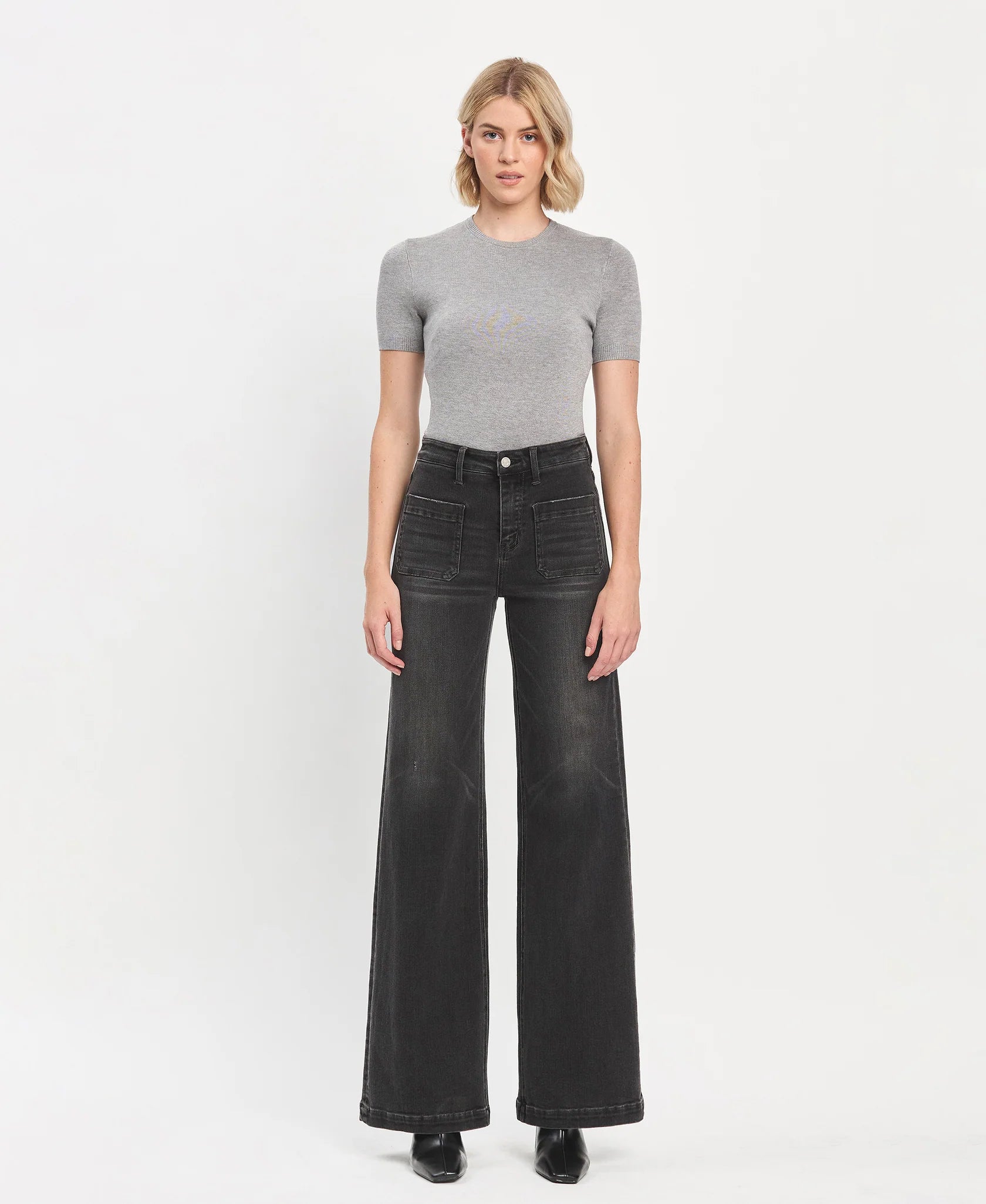 Vervet - Engross High Rise Wide Trouser