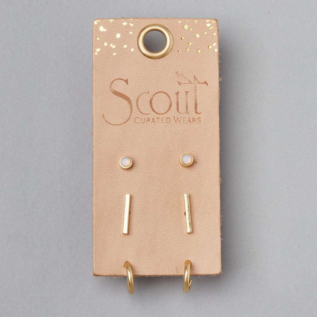 Scout: Scarlett Stud Trio - Gold