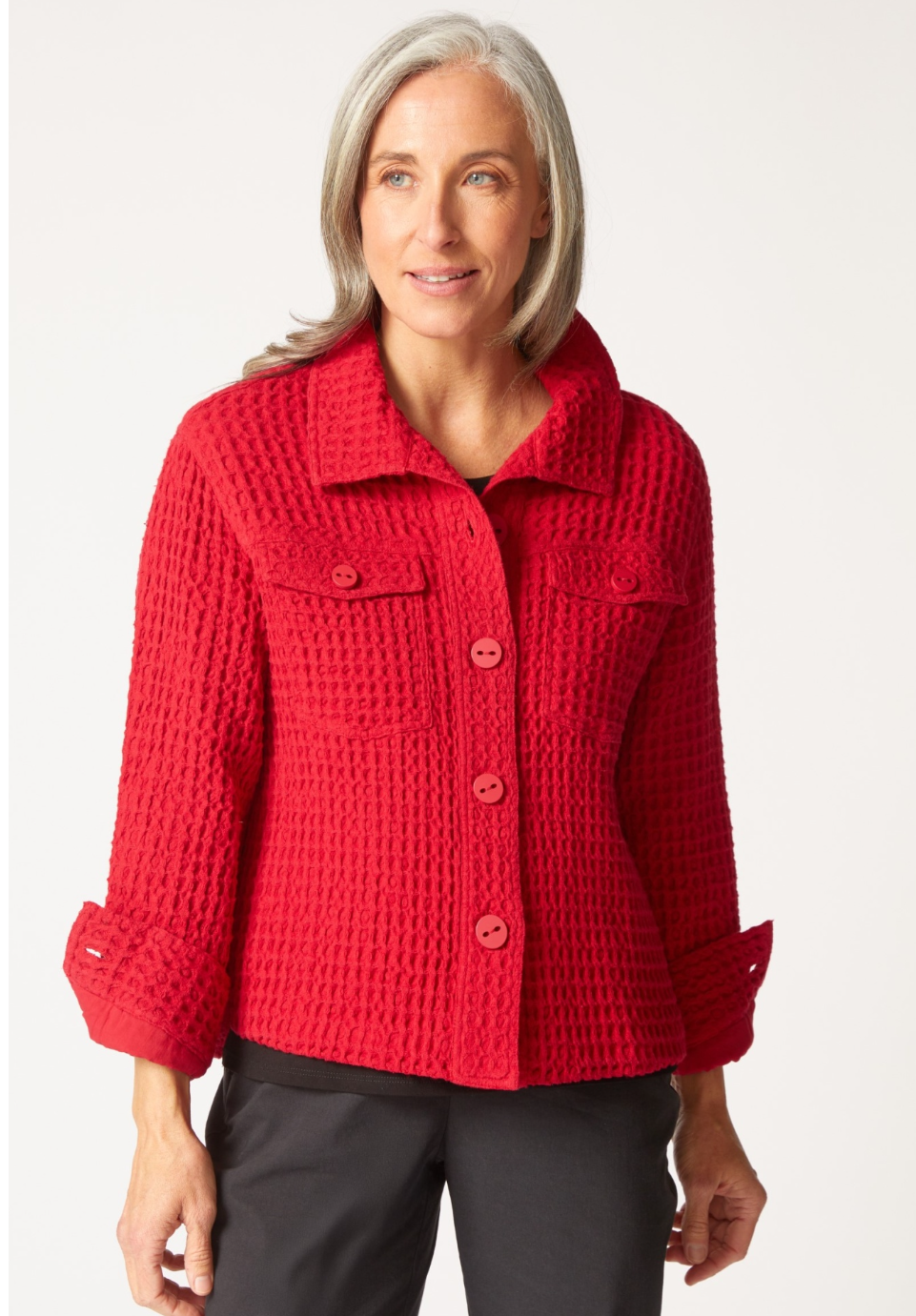 Habitat: Washed Honeycomb Shacket