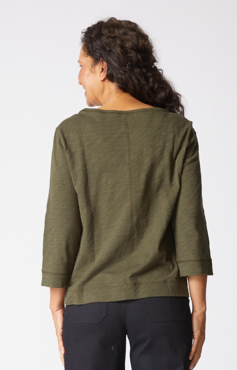 Habitat: Cotton Pebble Coverstitch Tee