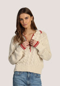 Dylan: Charlotte Cable Button Sweater