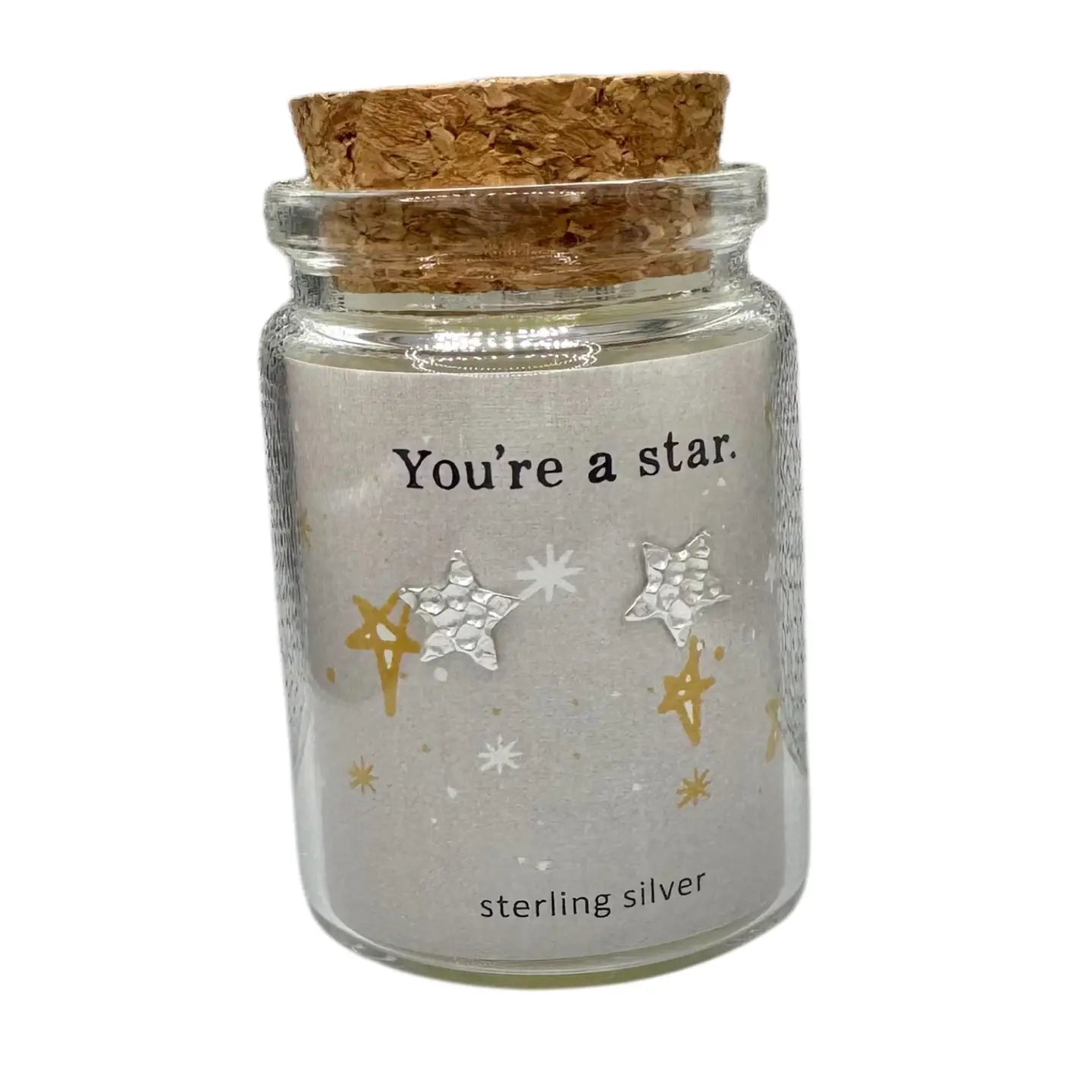 Silver Sparrow: Sterling Silver Star Stud Earrings