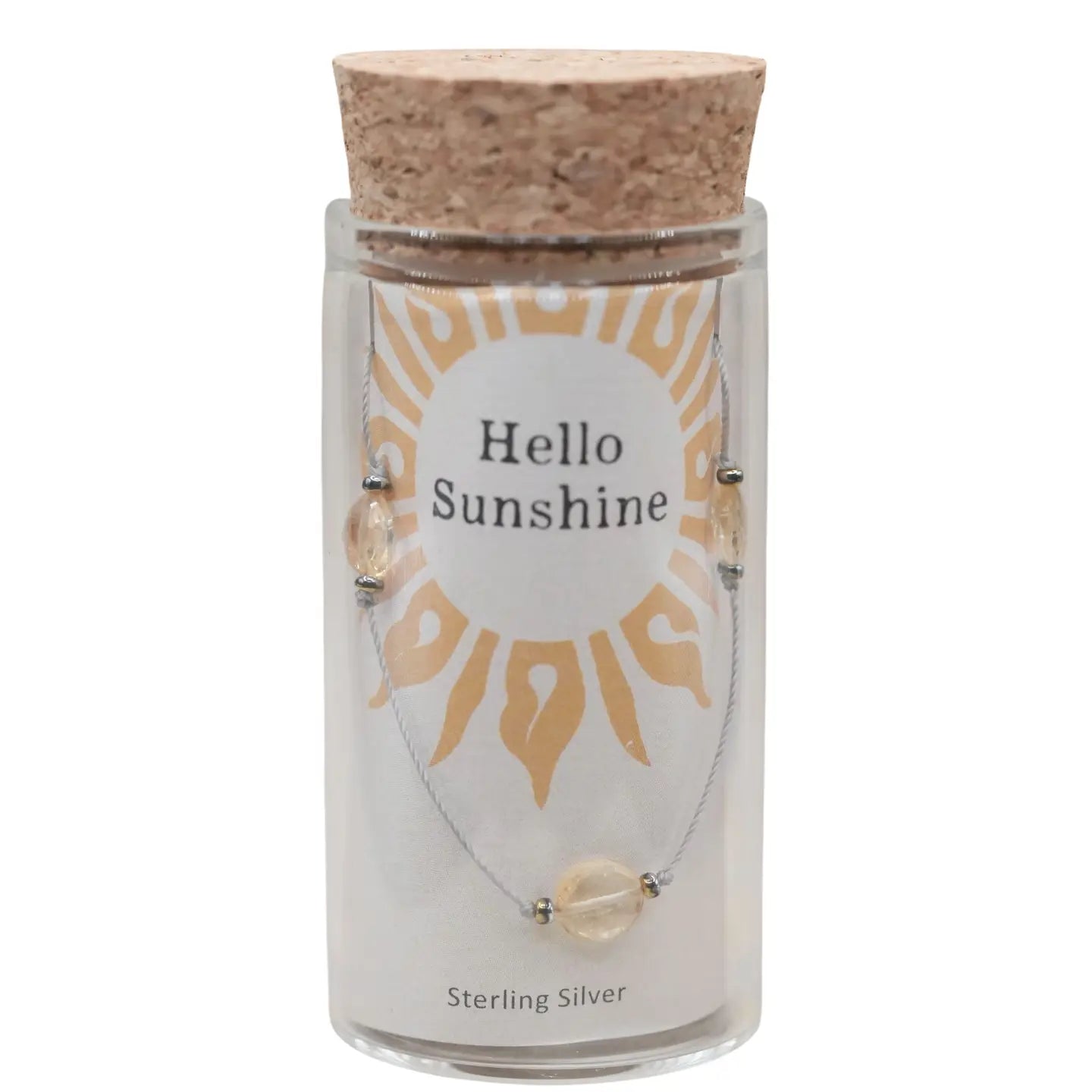 Silver Sparrow: Citrine Coin Necklace