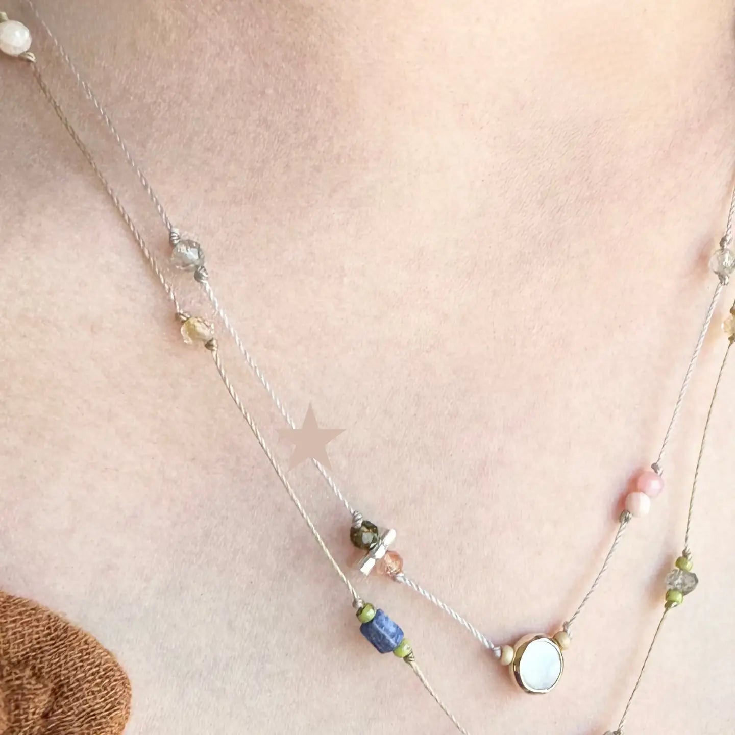 Silver Sparrow: Pearl Floating Necklace