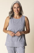 Habitat: Cool Tech Stripe Seaside Tank