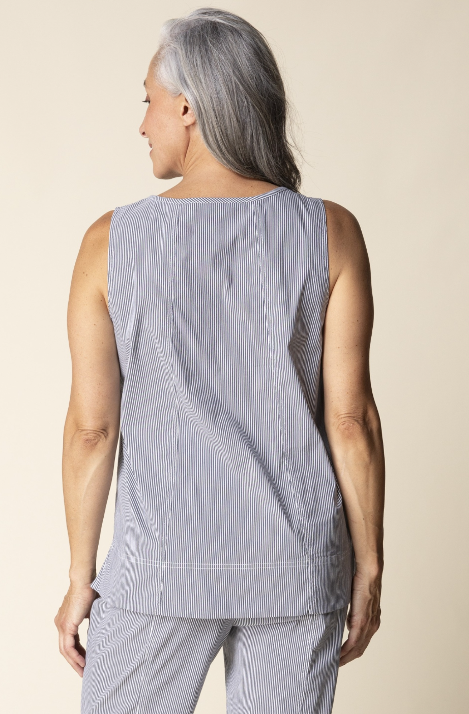 Habitat: Cool Tech Stripe Seaside Tank