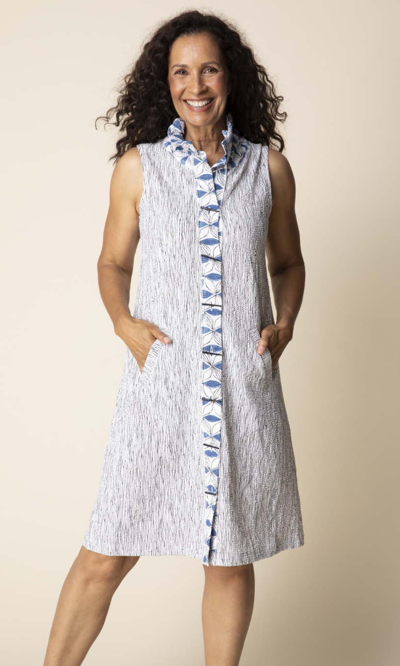 Habitat: Crinkle Crepe Floral Mix Maia Dress