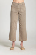 APNY: Cropped Wide Leg Pant with Patch Pockets