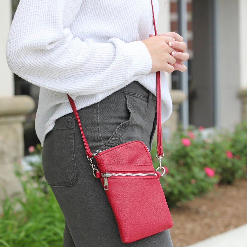 K.Carroll Accessories: Carrie Crossbody-Red