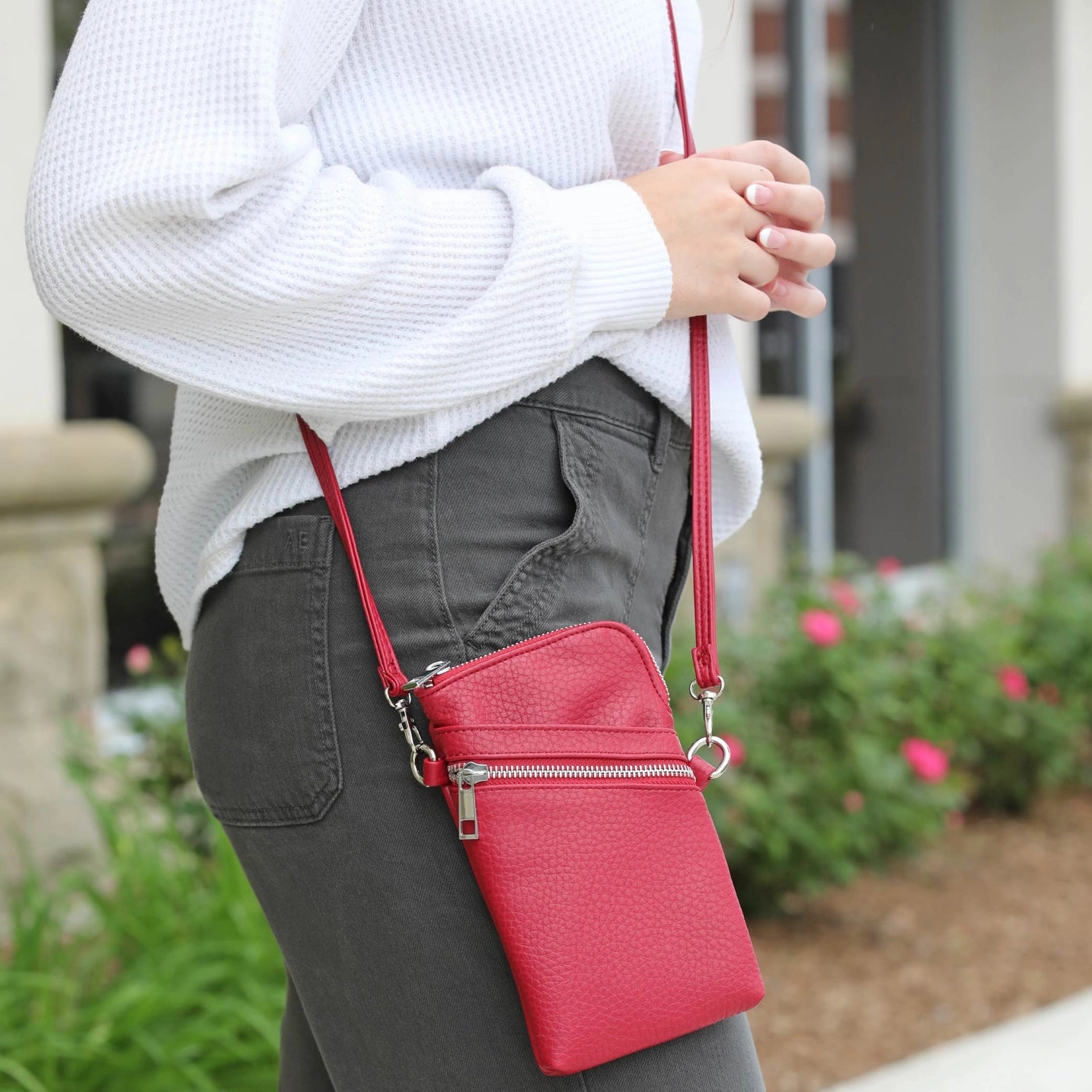 K.Carroll Accessories: Carrie Crossbody-Red