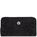 K.Carroll Accessories: Eleanor Wallet-Black Paisley