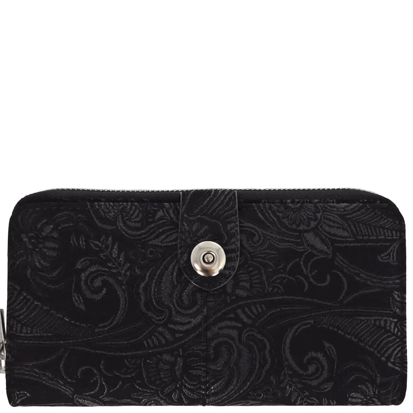 K.Carroll Accessories: Eleanor Wallet-Black Paisley