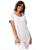 Escape: Cotton Cuff Sleeve Tee