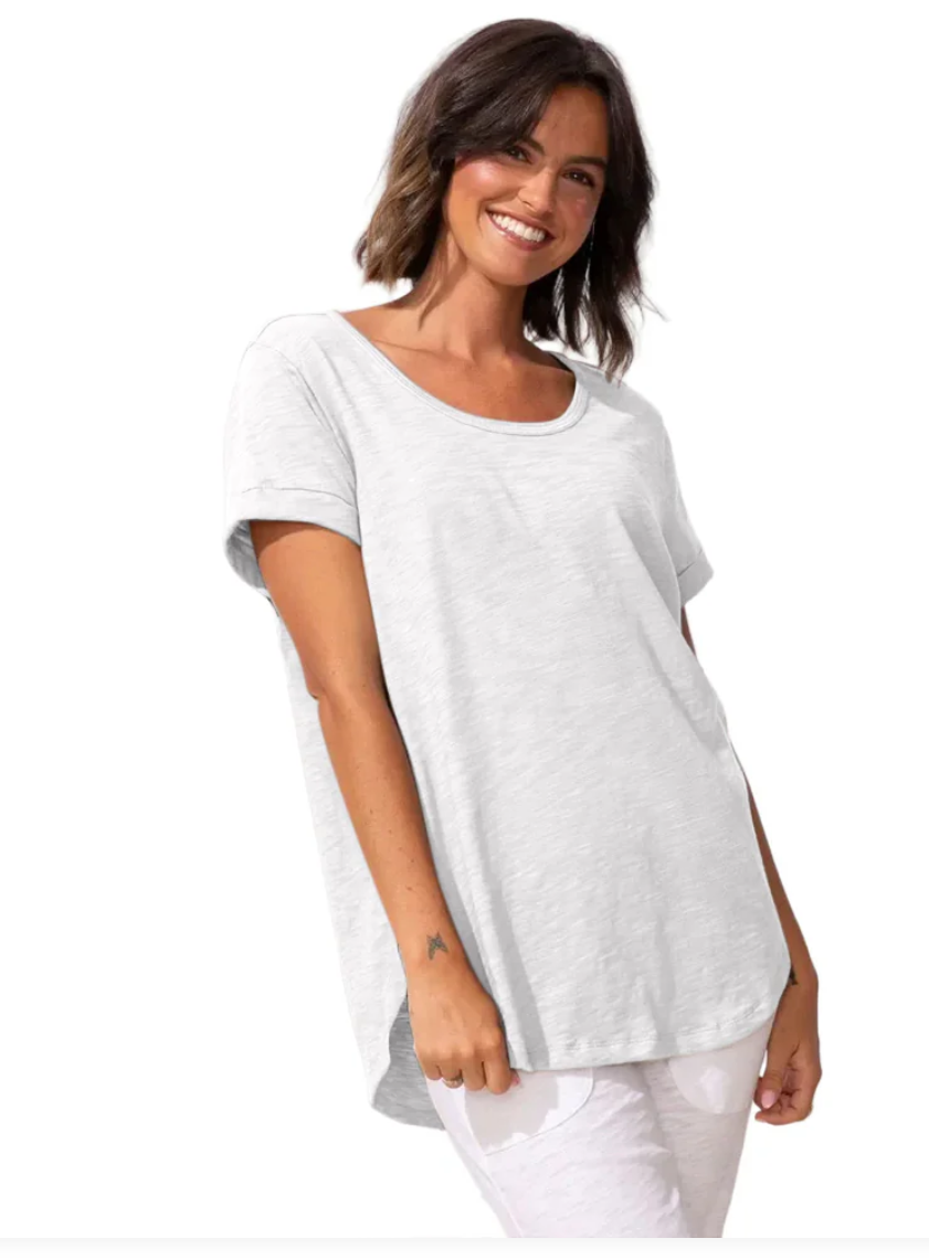 Escape: Cotton Cuff Sleeve Tee