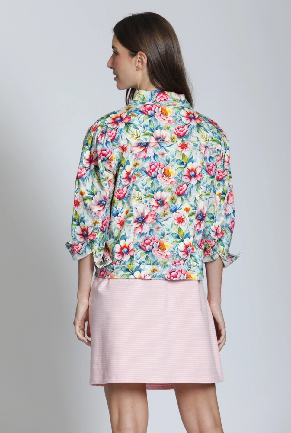 APNY: Printed Denim Jacket