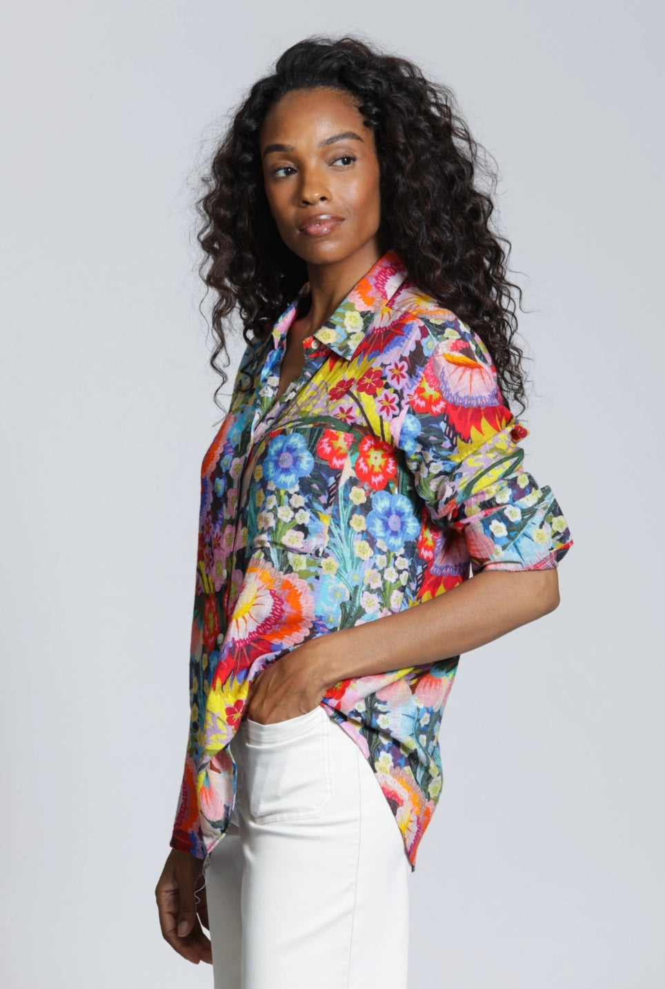 APNY: Boyfriend Button-Up Shirt