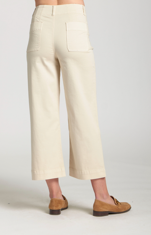 APNY: CROPPED WIDE LEG PANT W/ PATCH POCKETS