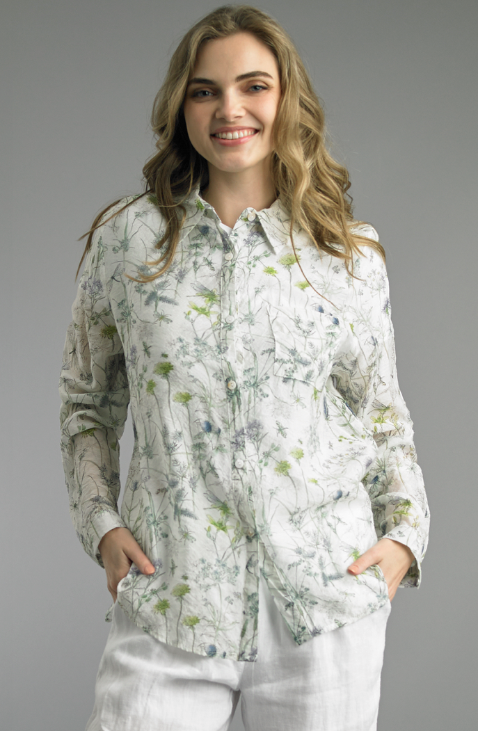 TEMPO: BUTTON FRONT SHIRT