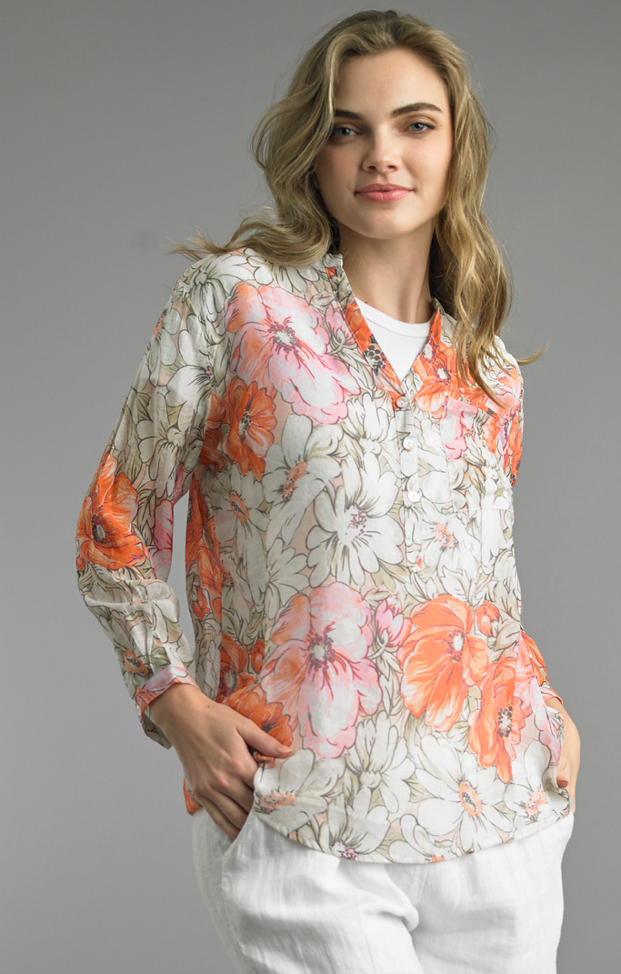 TEMPO: BUTTON FRONT SHIRT