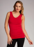 Bamboo Reversible Tank - Chili Pepper