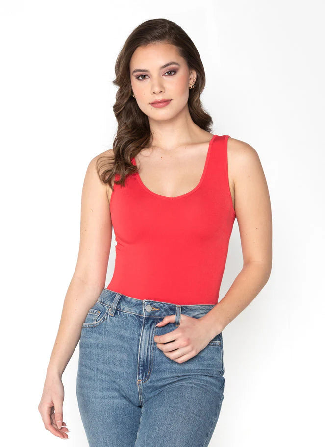 Bamboo Reversible Tank - Goji