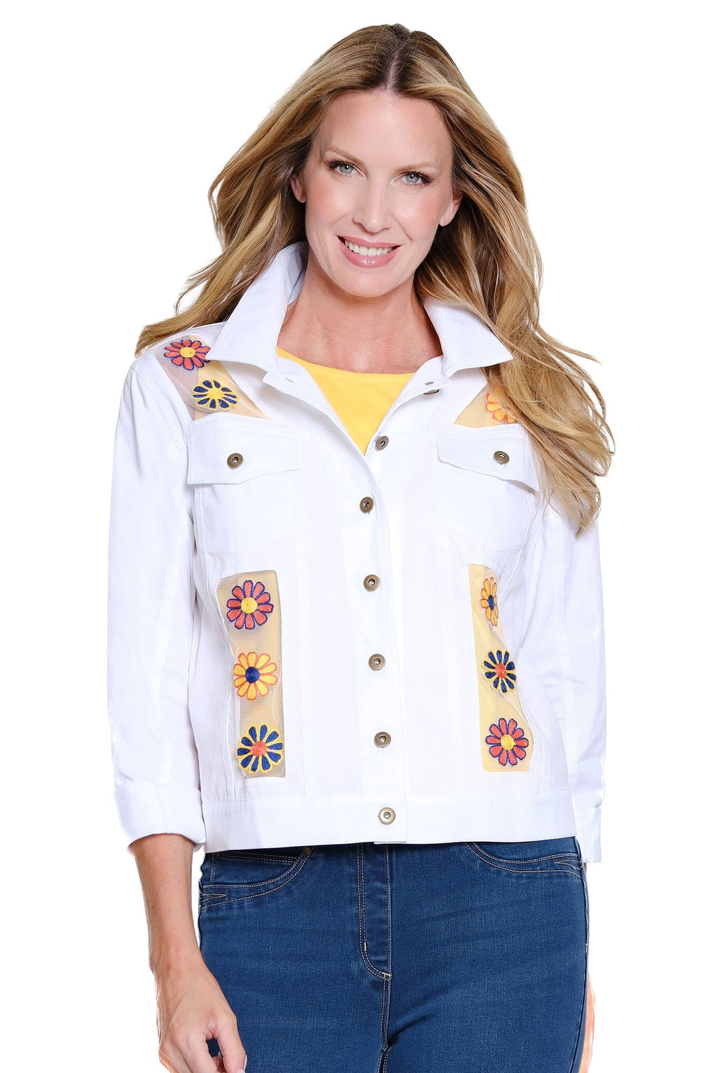 Embroidered Twill Jacket