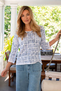 Habitat: Block Print Summer Pullover